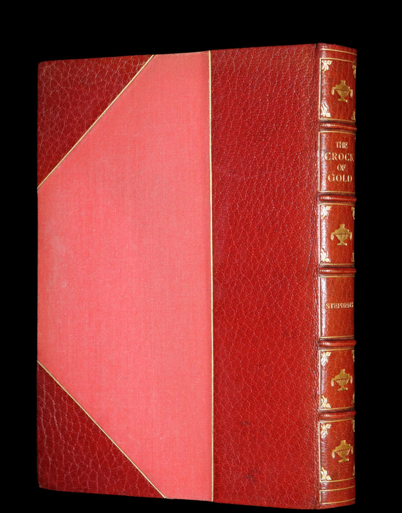 1926 Rare 1stED bound by Bayntun - The Crock of Gold by James Stephen & illustrated by Thomas Mackenzie.