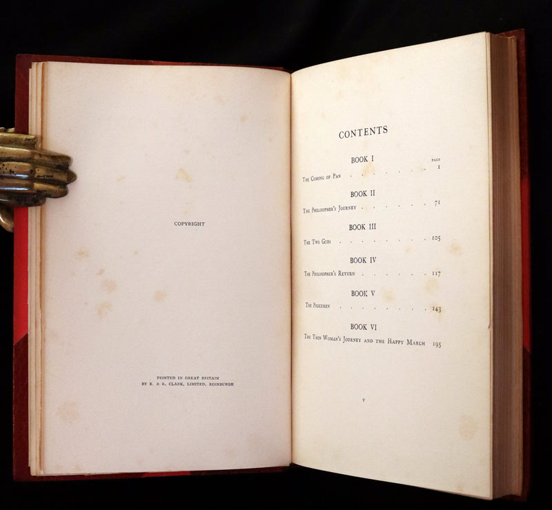 1926 Rare 1stED bound by Bayntun - The Crock of Gold by James Stephen & illustrated by Thomas Mackenzie.