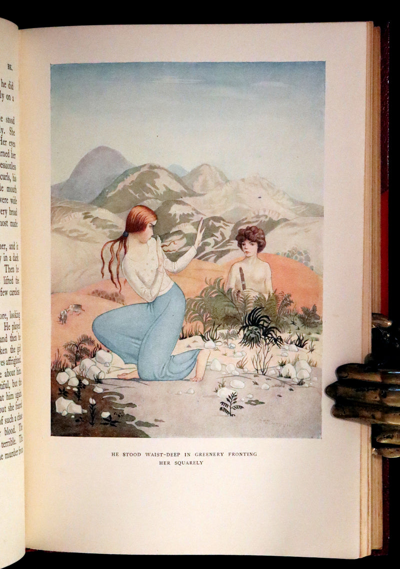 1926 Rare 1stED bound by Bayntun - The Crock of Gold by James Stephen & illustrated by Thomas Mackenzie.