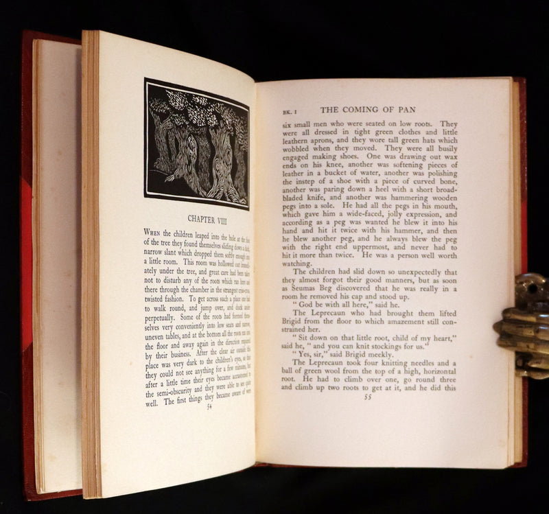 1926 Rare 1stED bound by Bayntun - The Crock of Gold by James Stephen & illustrated by Thomas Mackenzie.