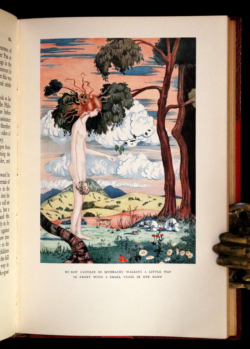 1926 Rare 1stED bound by Bayntun - The Crock of Gold by James Stephen & illustrated by Thomas Mackenzie.