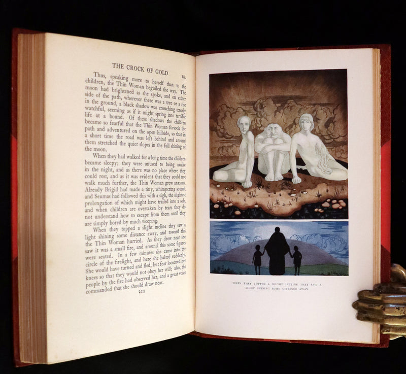 1926 Rare 1stED bound by Bayntun - The Crock of Gold by James Stephen & illustrated by Thomas Mackenzie.