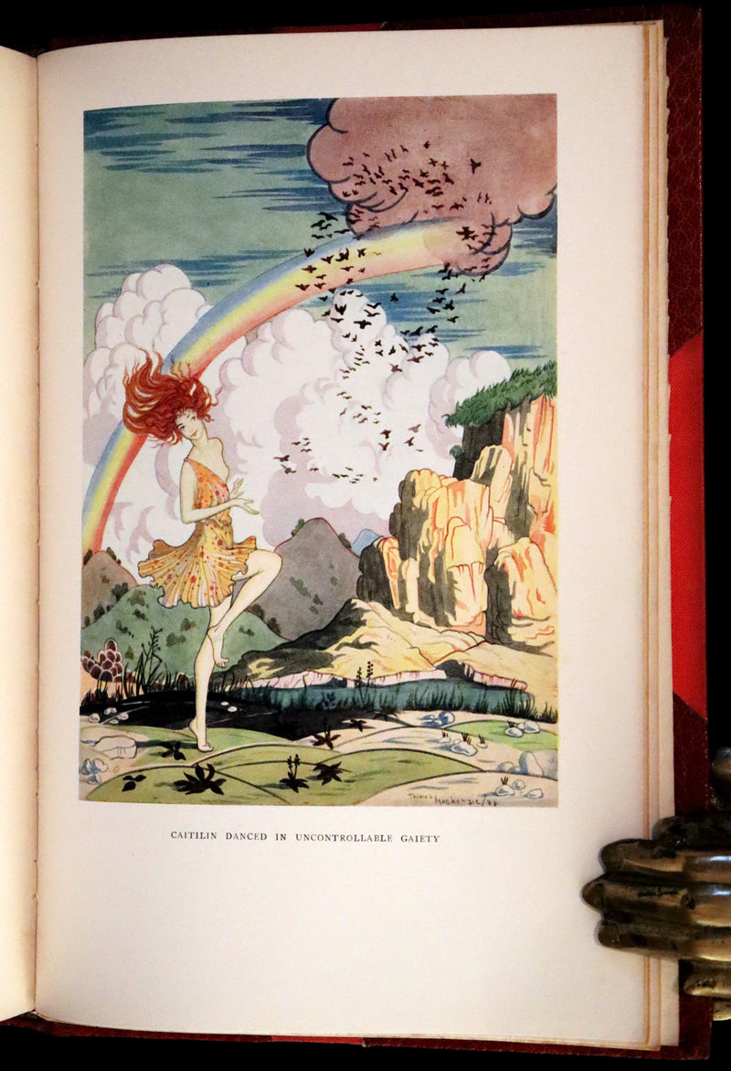 1926 Rare 1stED bound by Bayntun - The Crock of Gold by James Stephen & illustrated by Thomas Mackenzie.