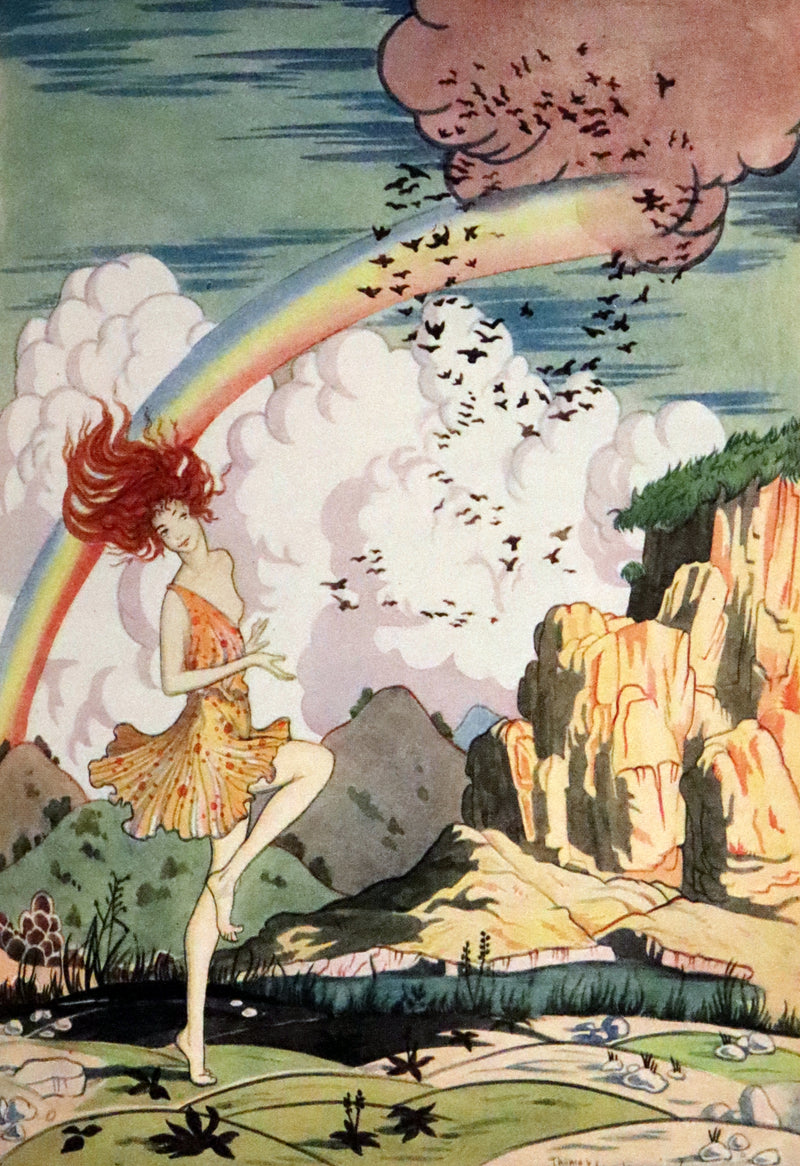 1926 Rare 1stED bound by Bayntun - The Crock of Gold by James Stephen & illustrated by Thomas Mackenzie.