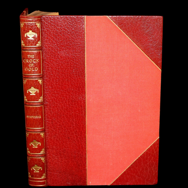 1926 Rare 1stED bound by Bayntun - The Crock of Gold by James Stephen & illustrated by Thomas Mackenzie.