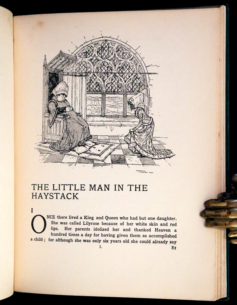 1915 Rare First Edition - Grandmother's Fairy Tales by Charles Robert Dumas Illustrated by Maurice Lalau.