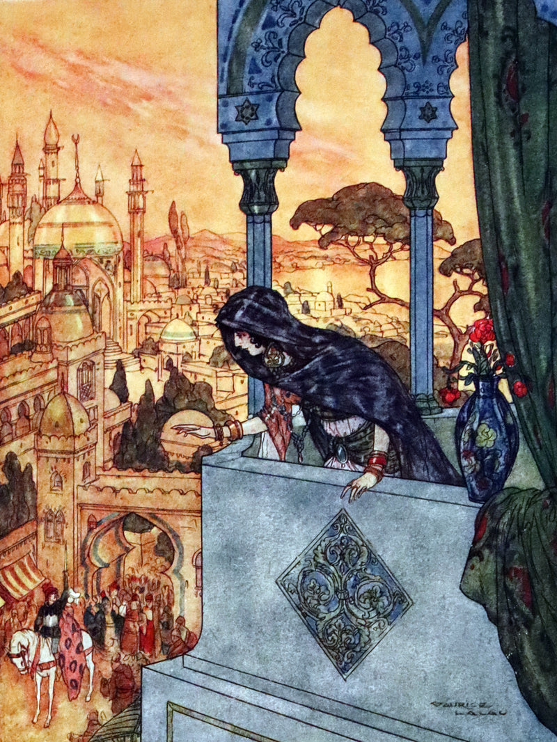 1915 Rare First Edition - Grandmother's Fairy Tales by Charles Robert Dumas Illustrated by Maurice Lalau.