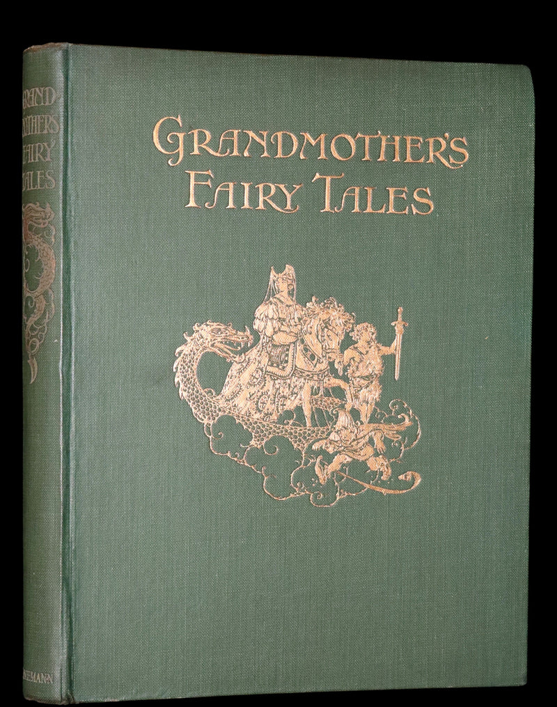 1915 Rare First Edition - Grandmother's Fairy Tales by Charles Robert Dumas Illustrated by Maurice Lalau.