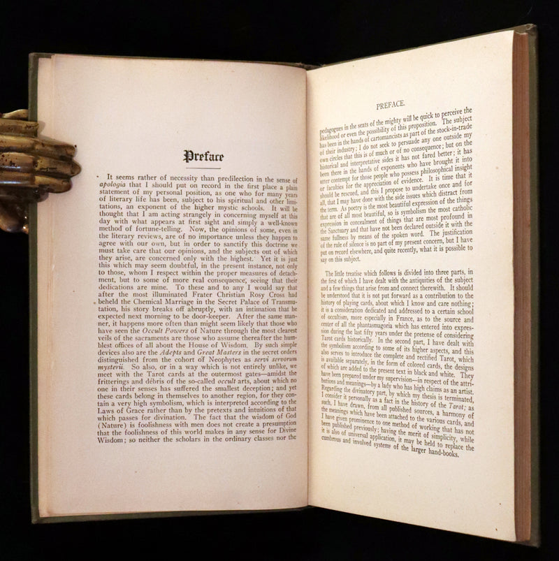 1918 Scarce Color Edition - The Illustrated KEY to the TAROT, The Veil of Divination by de Laurence.