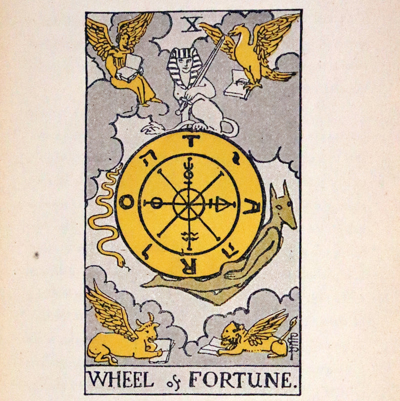 1918 Scarce Color Edition - The Illustrated KEY to the TAROT, The Veil of Divination by de Laurence.