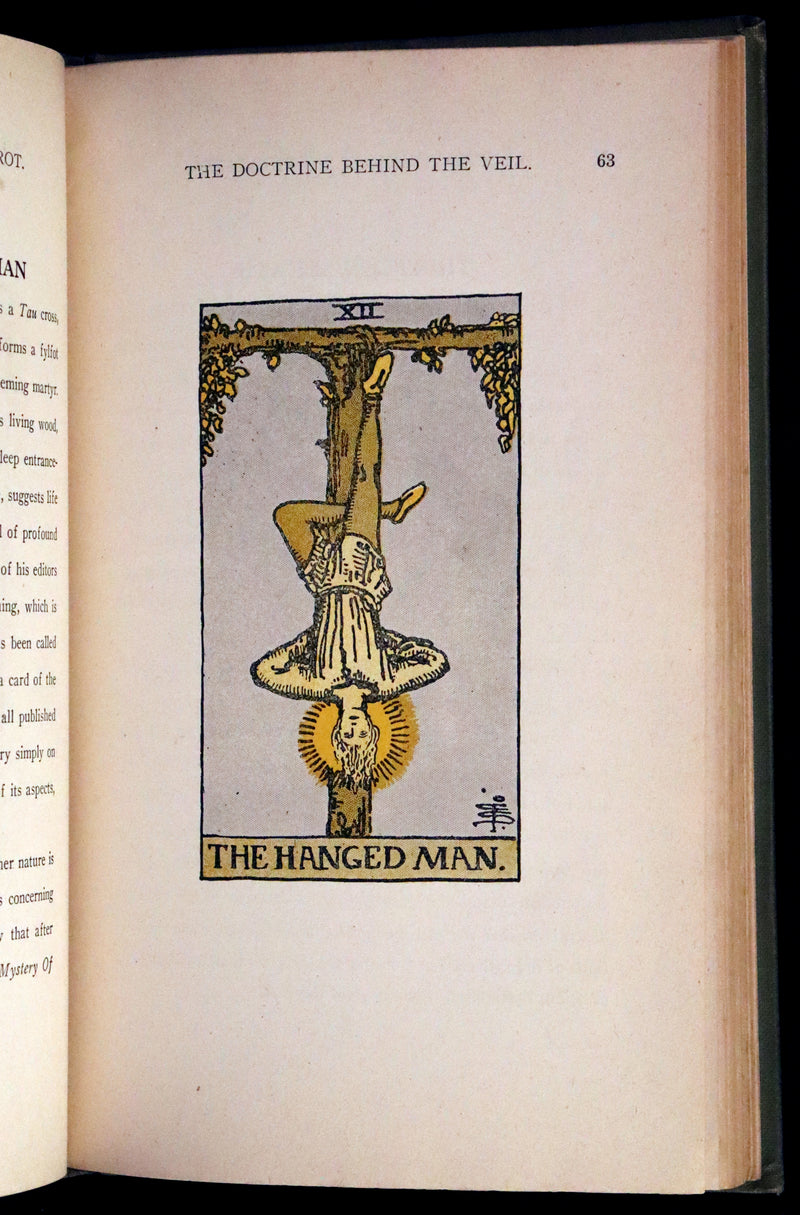 1918 Scarce Color Edition - The Illustrated KEY to the TAROT, The Veil of Divination by de Laurence.
