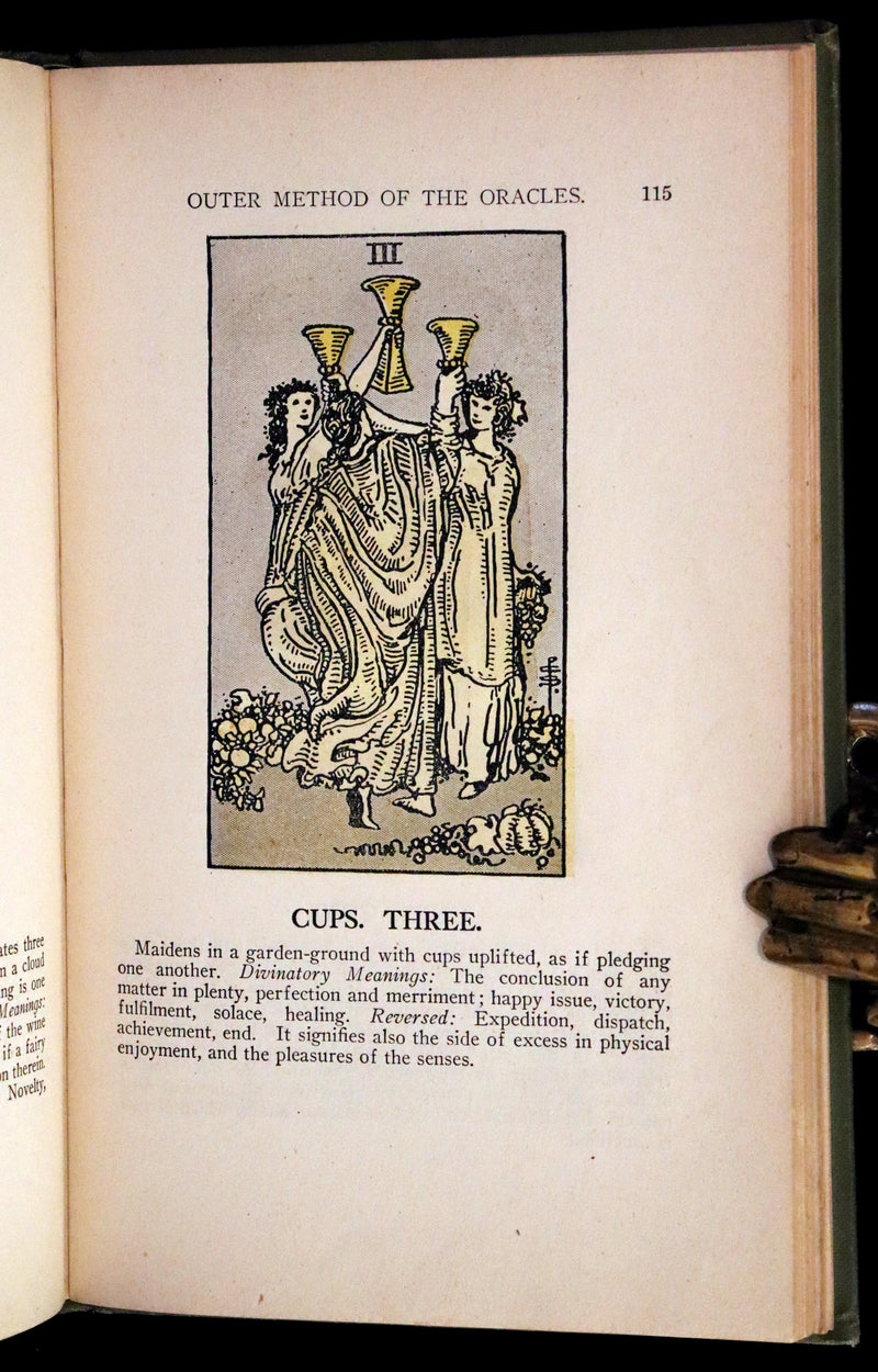 1918 Scarce Color Edition - The Illustrated KEY to the TAROT, The Veil of Divination by de Laurence.