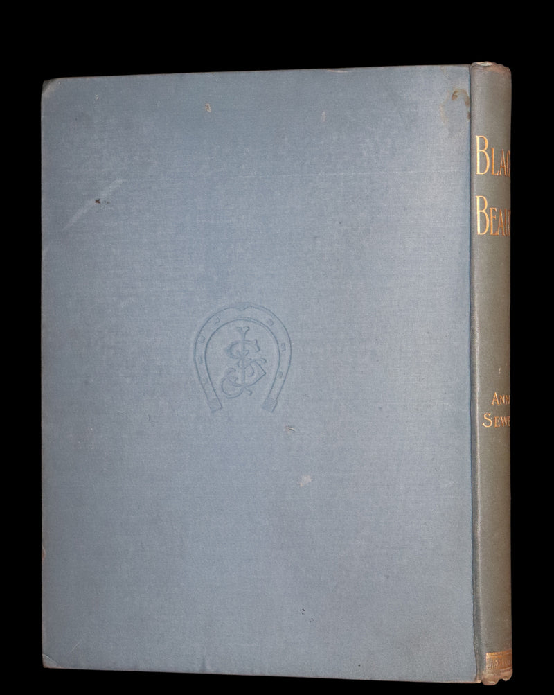 1894 Scarce First Illustrated Edition by John Beer - BLACK BEAUTY, Autobiography of a Horse by A. Sewell.