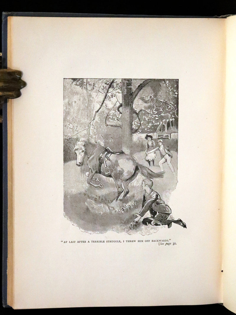 1894 Scarce First Illustrated Edition by John Beer - BLACK BEAUTY, Autobiography of a Horse by A. Sewell.