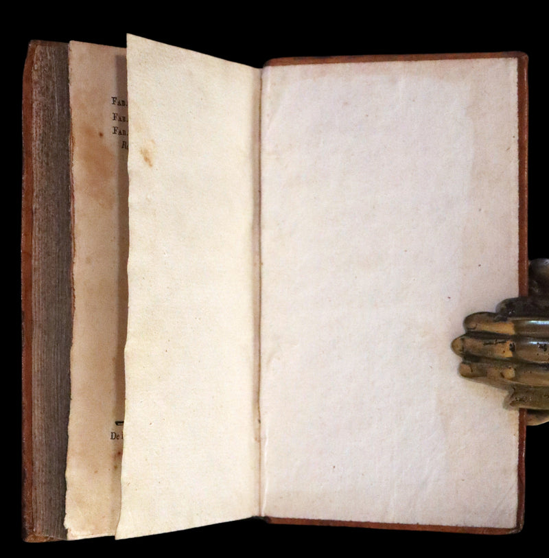 1805 Rare French Book - Illustrated Fables & Mythology - Le Fablier du Second Age.