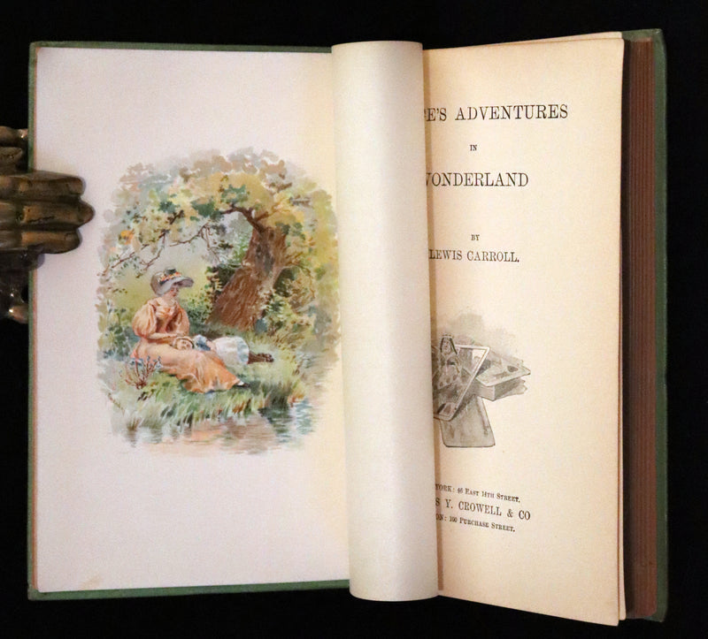 1893 Scarce Crowell Edition - Alice's Adventures in Wonderland by Lewis Carroll.