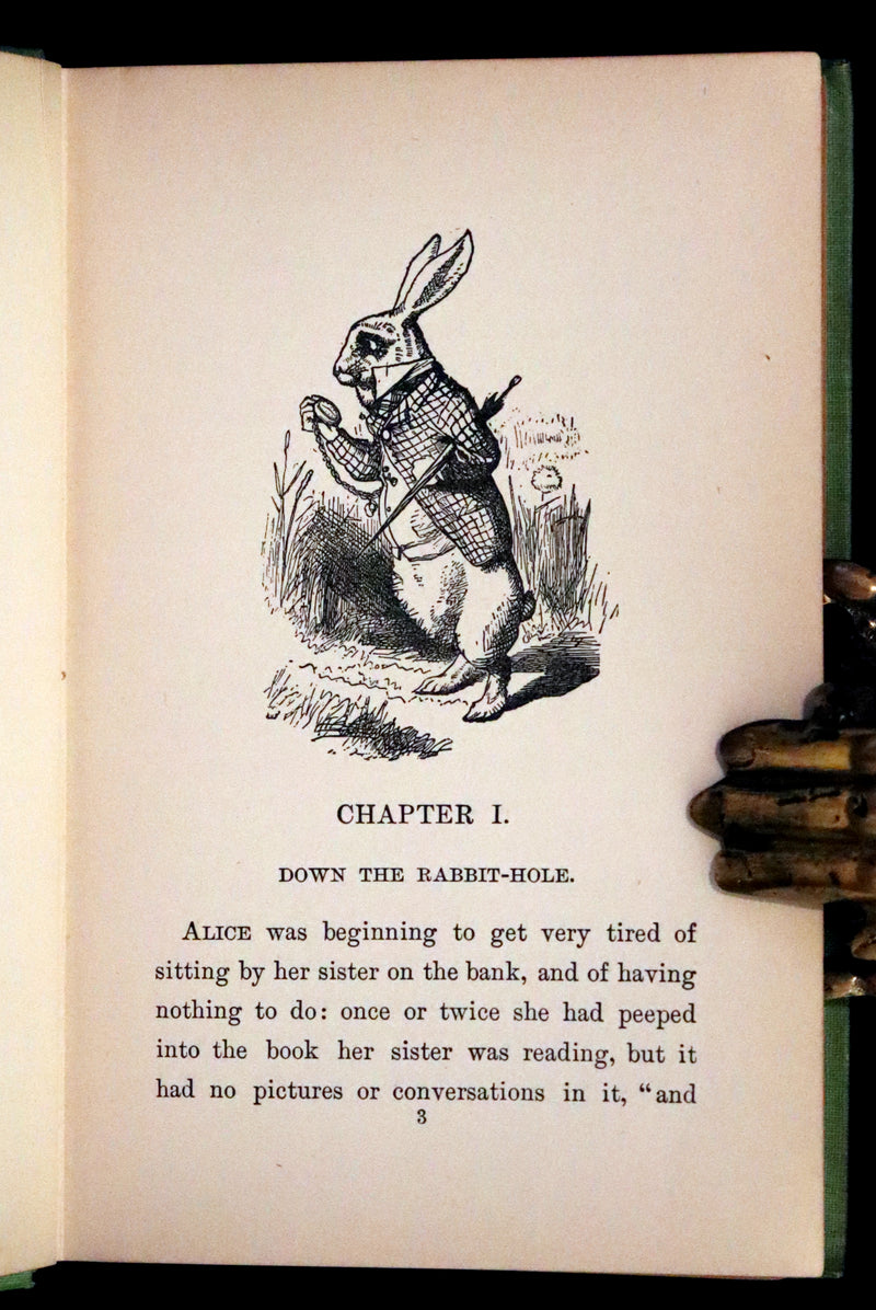 1893 Scarce Crowell Edition - Alice's Adventures in Wonderland by Lewis Carroll.