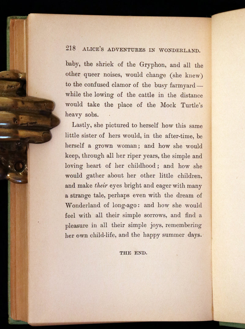 1893 Scarce Crowell Edition - Alice's Adventures in Wonderland by Lewis Carroll.