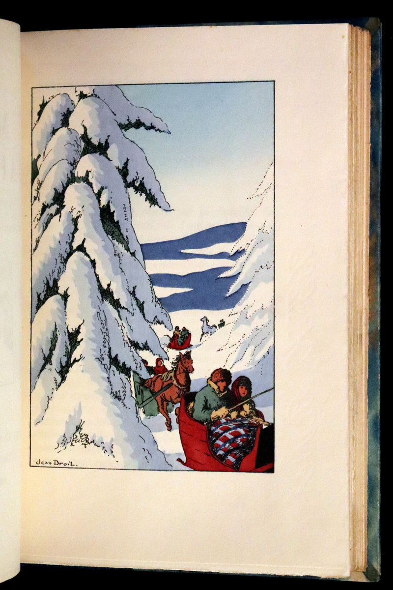 1932 Rare First Limited French Edition - Maria Chapdelaine by Louis Hemon illustrated by Jean Droit.
