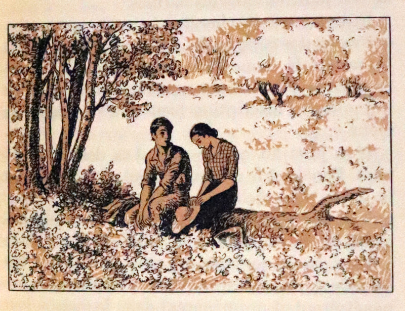 1932 Rare First Limited French Edition - Maria Chapdelaine by Louis Hemon illustrated by Jean Droit.