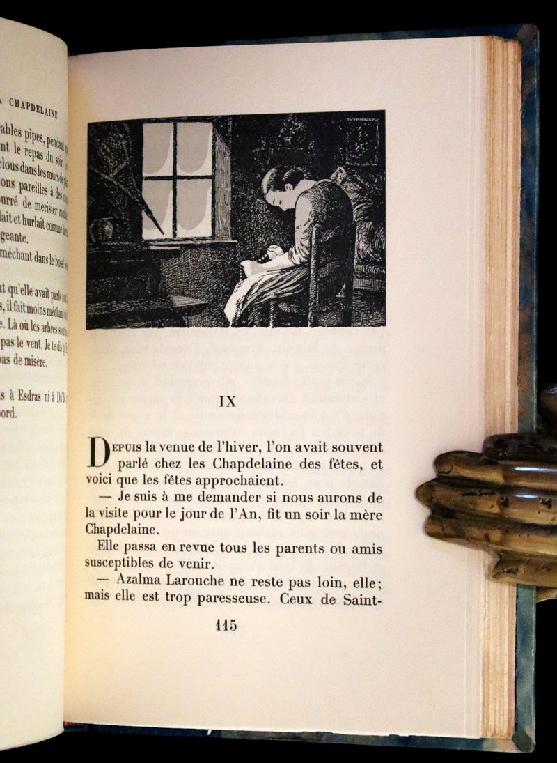 1932 Rare First Limited French Edition - Maria Chapdelaine by Louis Hemon illustrated by Jean Droit.