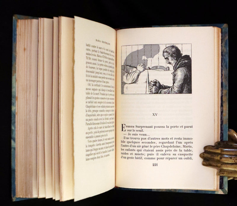 1932 Rare First Limited French Edition - Maria Chapdelaine by Louis Hemon illustrated by Jean Droit.