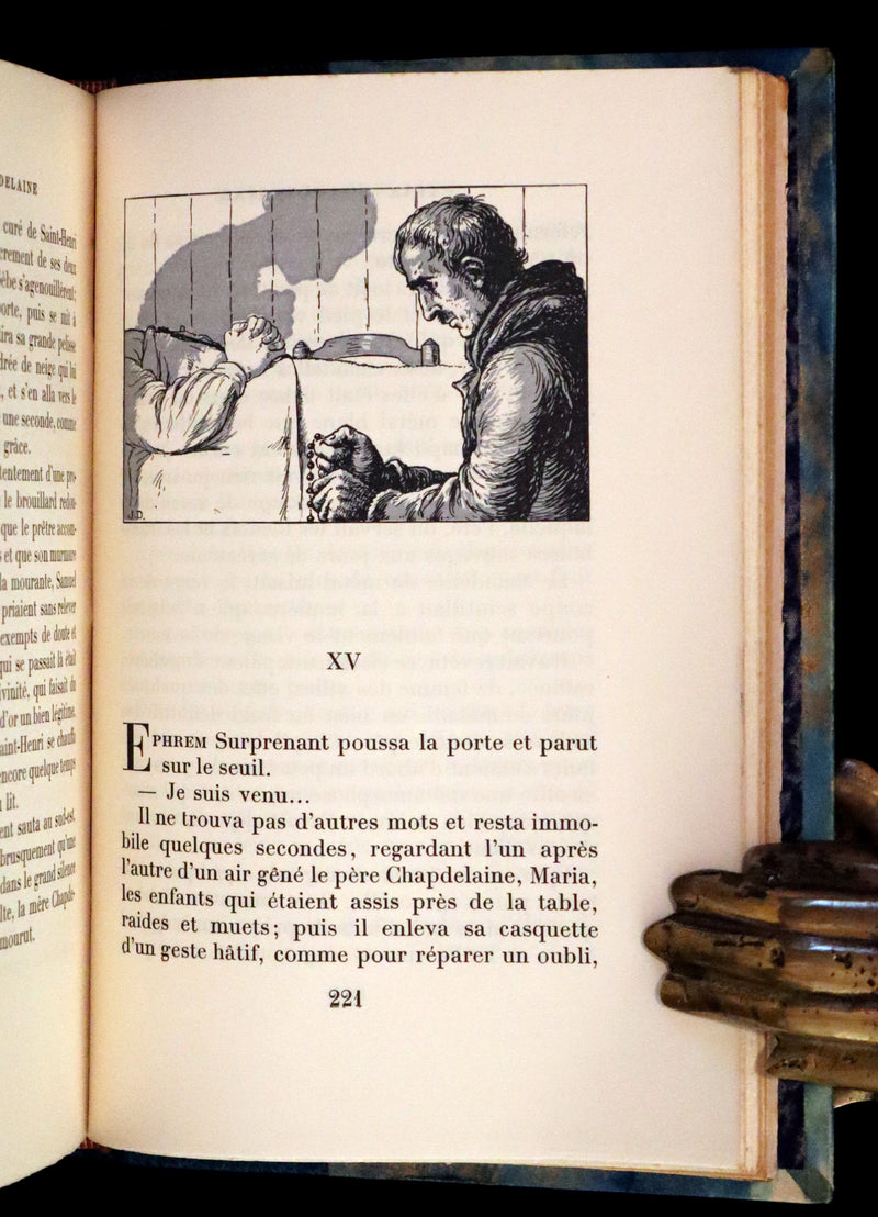 1932 Rare First Limited French Edition - Maria Chapdelaine by Louis Hemon illustrated by Jean Droit.