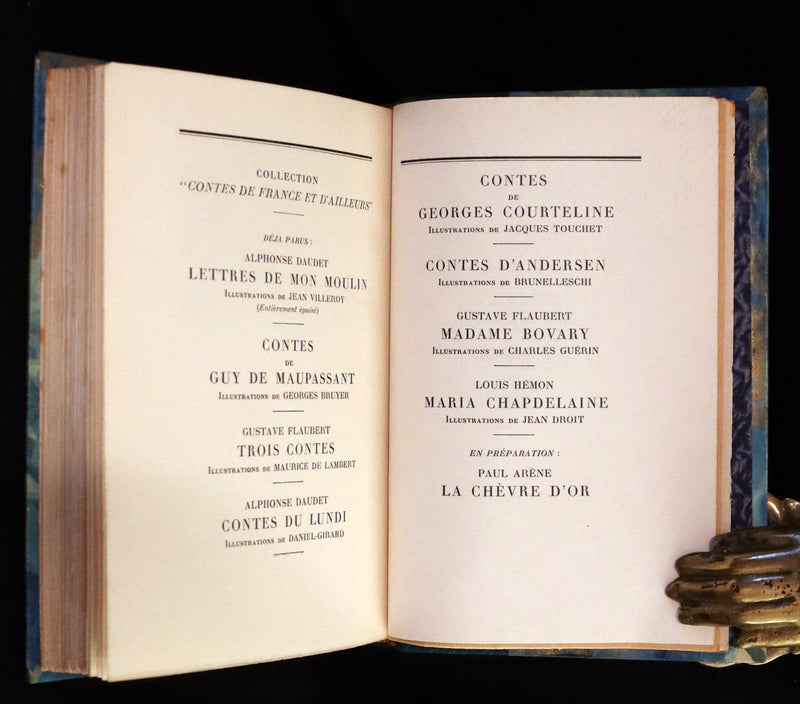 1932 Rare First Limited French Edition - Maria Chapdelaine by Louis Hemon illustrated by Jean Droit.