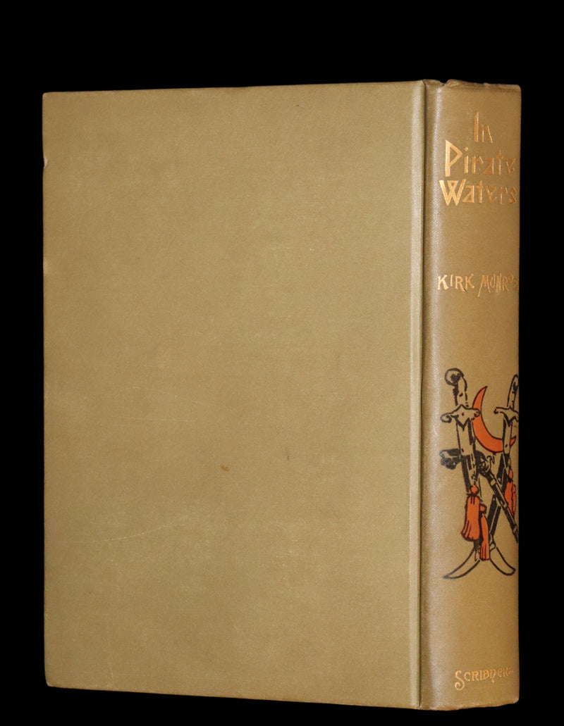 1898 Rare First Edition - In Pirate Waters, A Tale of the American Navy by Kirk Munroe. Illustrated.