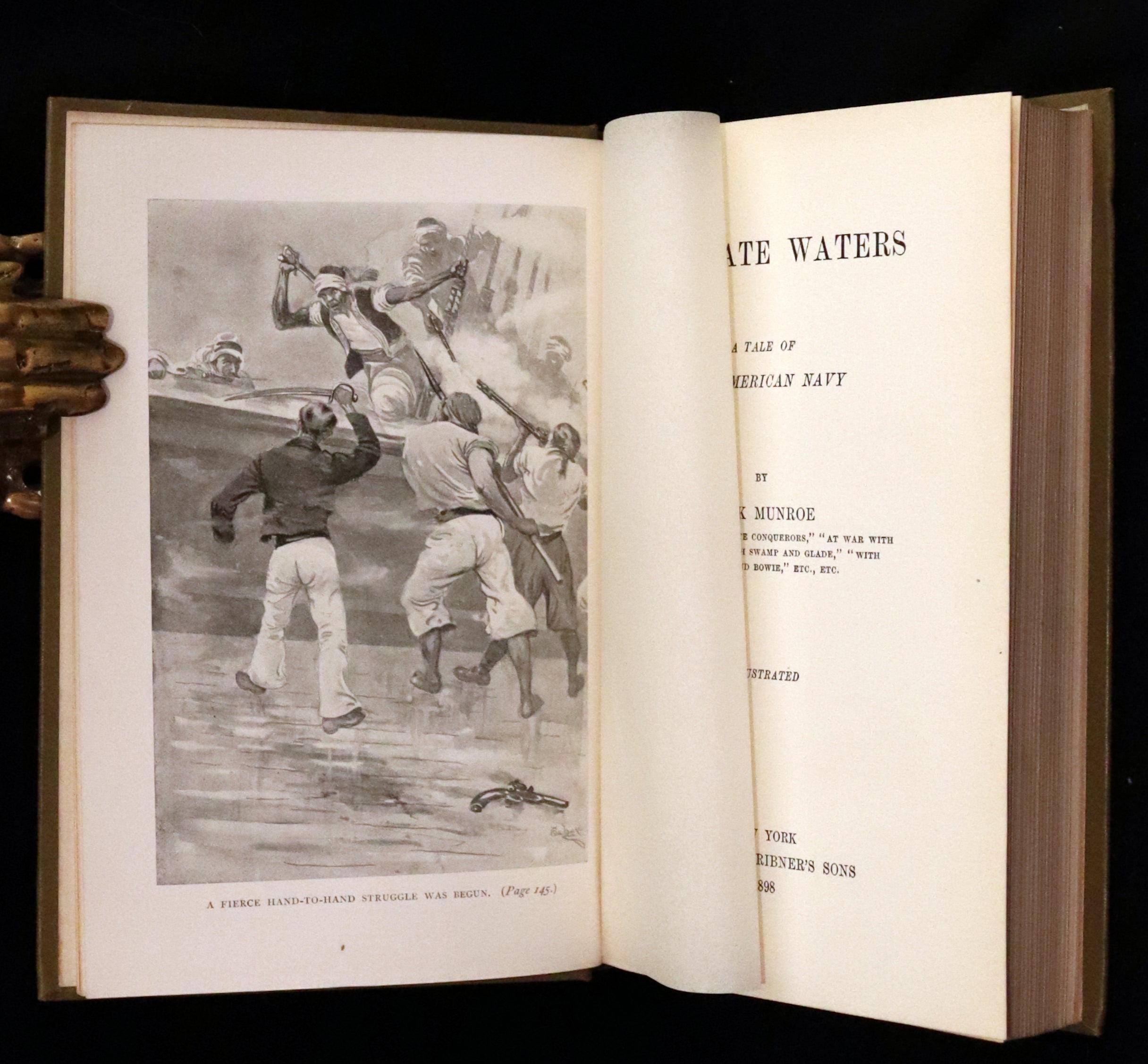 1898 Rare First Edition - In Pirate Waters, A Tale of the American Navy ...