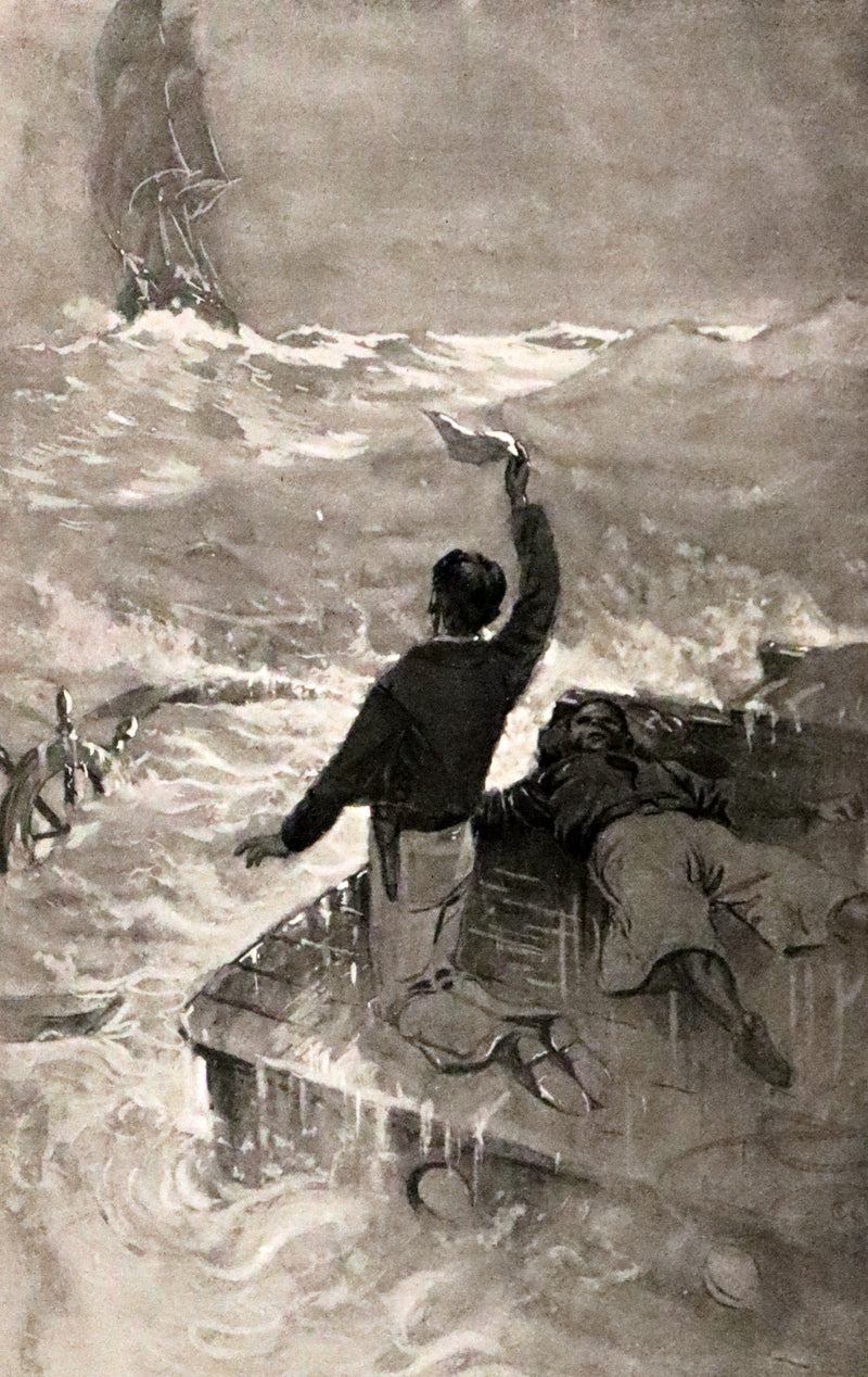 1898 Rare First Edition - In Pirate Waters, A Tale of the American Navy by Kirk Munroe. Illustrated.