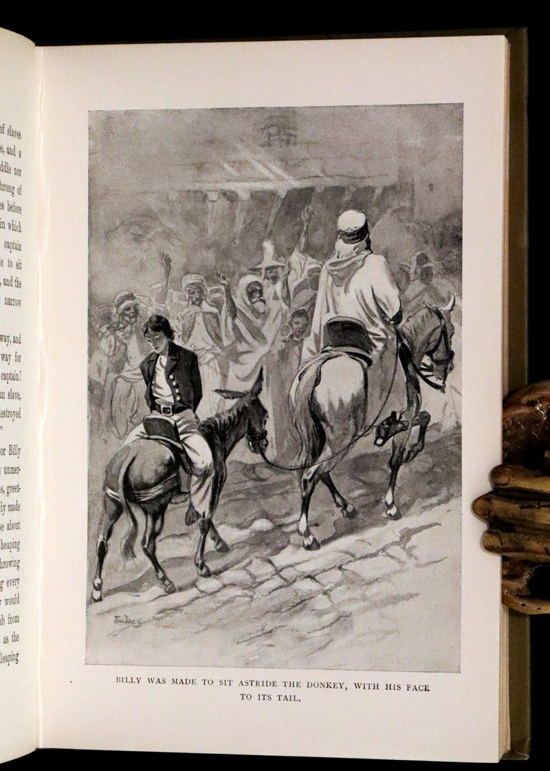 1898 Rare First Edition - In Pirate Waters, A Tale of the American Navy by Kirk Munroe. Illustrated.