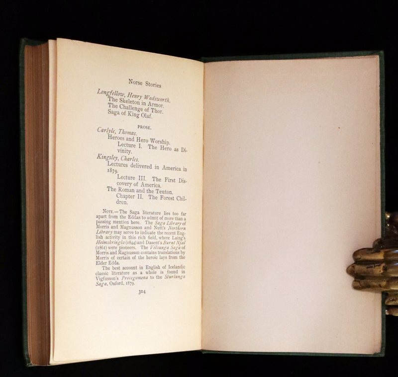 1902 Rare Book - Norse Stories Retold from the Eddas by H.W. Mabie Illustrated by George Wright.