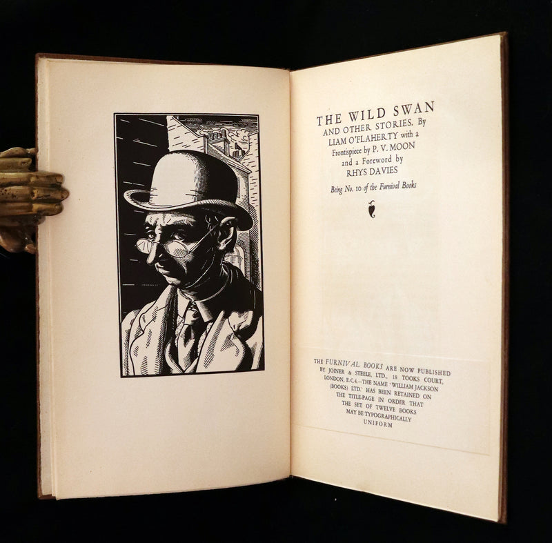 1932 First Limited Edition Signed by Irish Writer Liam O'Flaherty - The Wild Swan And Other Stories.