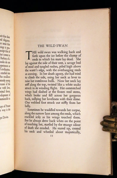 1932 First Limited Edition - The Wild Swan And Other Stories Signed by Irish Writer Liam O'Flaherty.