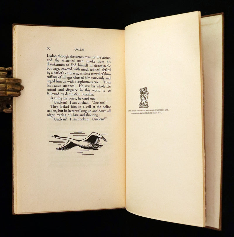 1932 First Limited Edition Signed by Irish Writer Liam O'Flaherty - The Wild Swan And Other Stories.