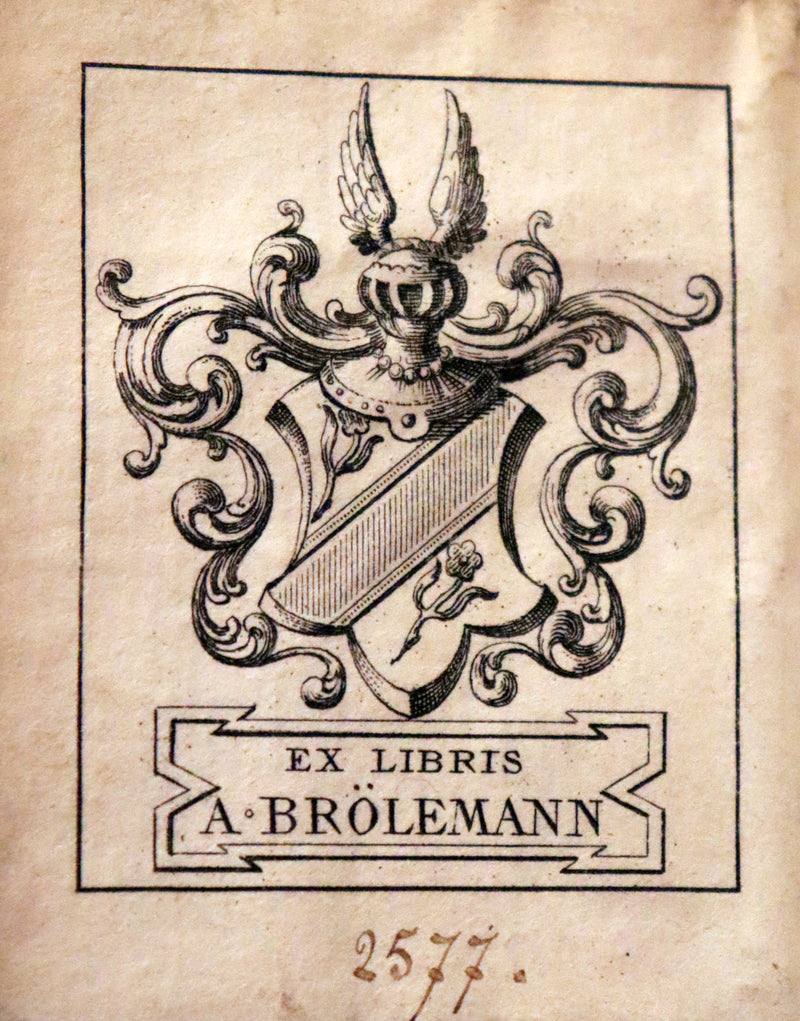 1651 Rare Latin Vellum Book - Lucan's Pharsalia - Civil war between Julius Caesar and the Senate.