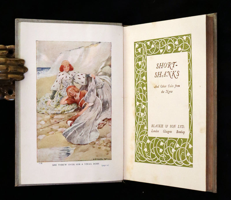1910 Scarce Book - Shortshanks & Other Tales from the Norse Illustrated by Arthur A. Dixon.