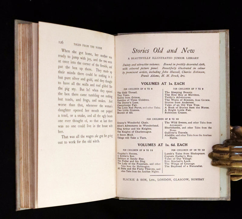 1910 Scarce Book - Shortshanks & Other Tales from the Norse Illustrated by Arthur A. Dixon.