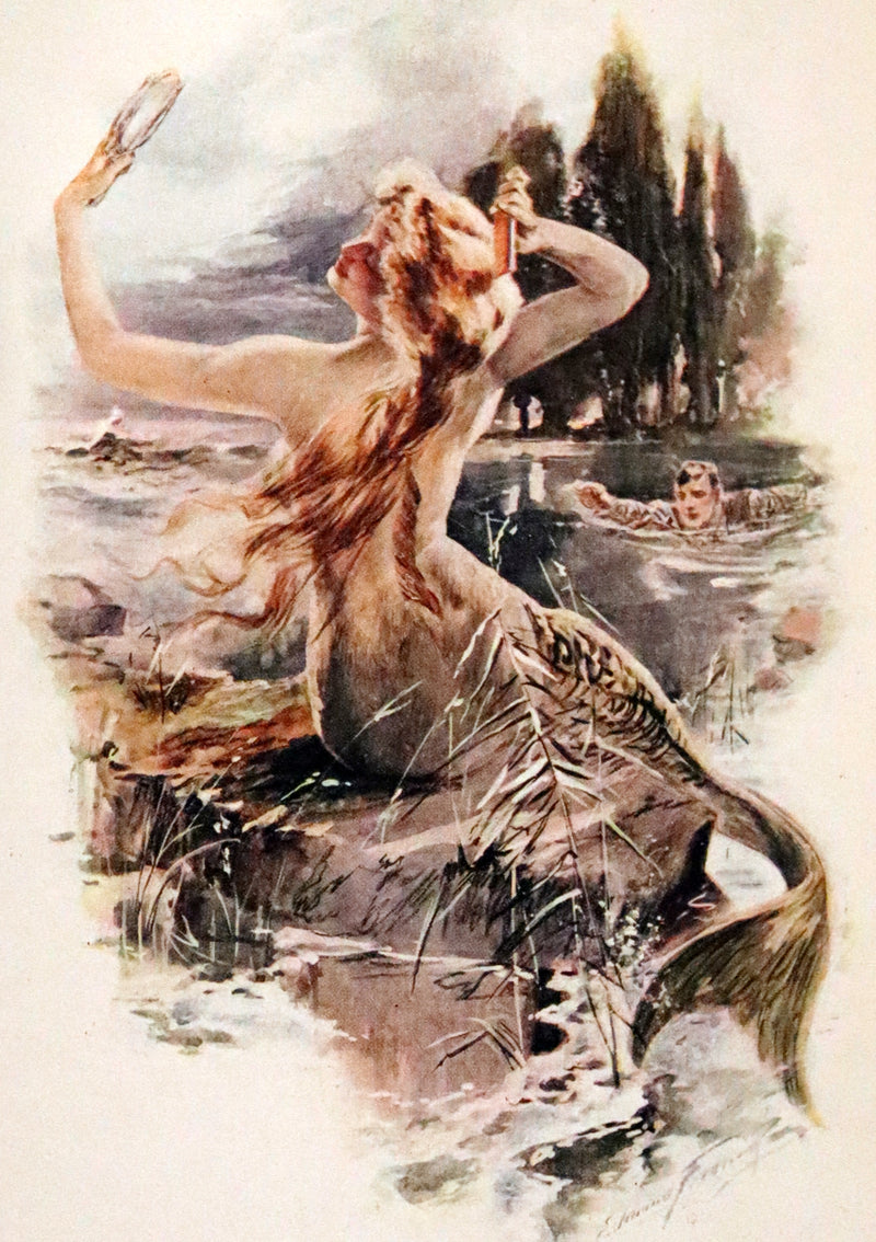 1910 Rare First Edition - The Green Mouse by Robert W. Chambers Illustrated by Edmund Frederick.