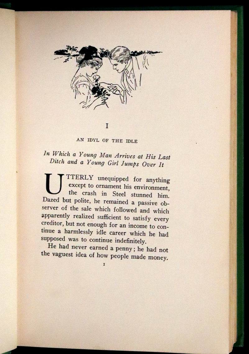 1910 Rare First Edition - The Green Mouse by Robert W. Chambers Illustrated by Edmund Frederick.