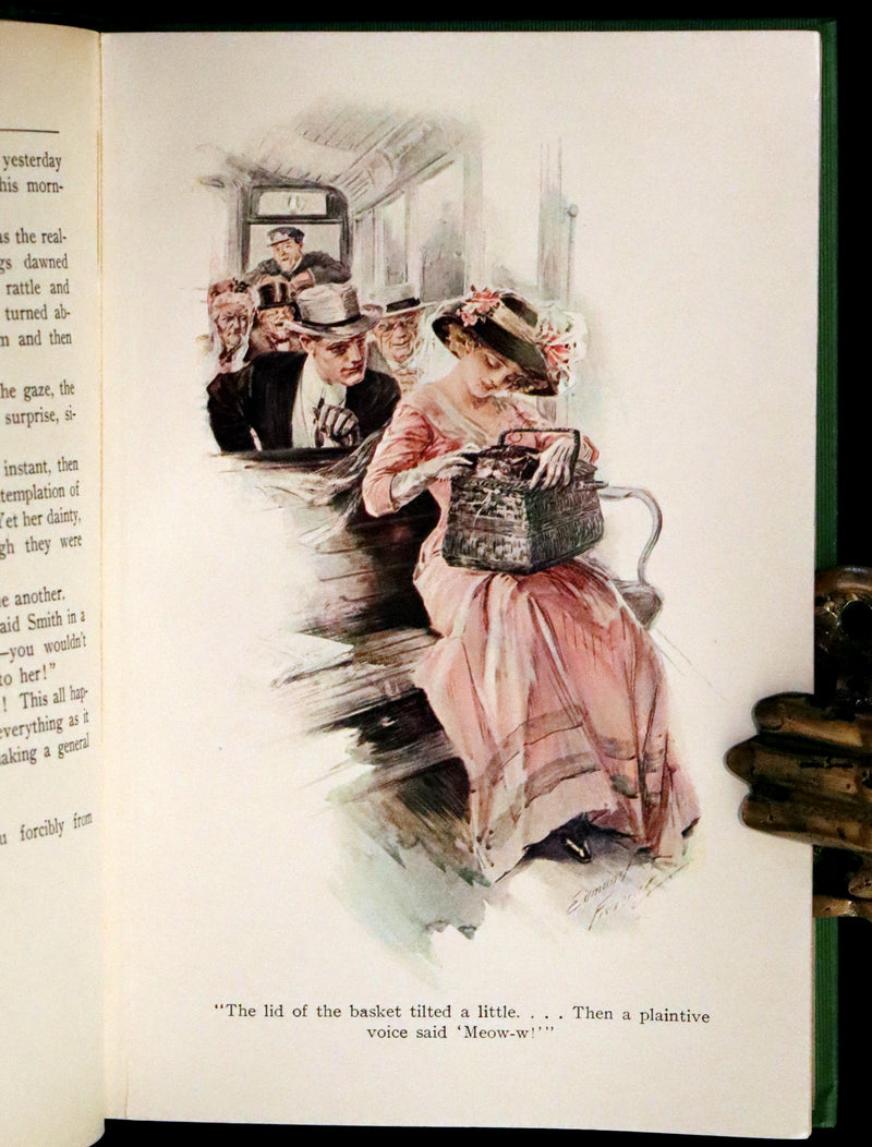 1910 Rare First Edition - The Green Mouse by Robert W. Chambers Illustrated by Edmund Frederick.
