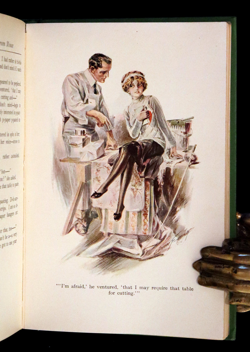 1910 Rare First Edition - The Green Mouse by Robert W. Chambers Illustrated by Edmund Frederick.