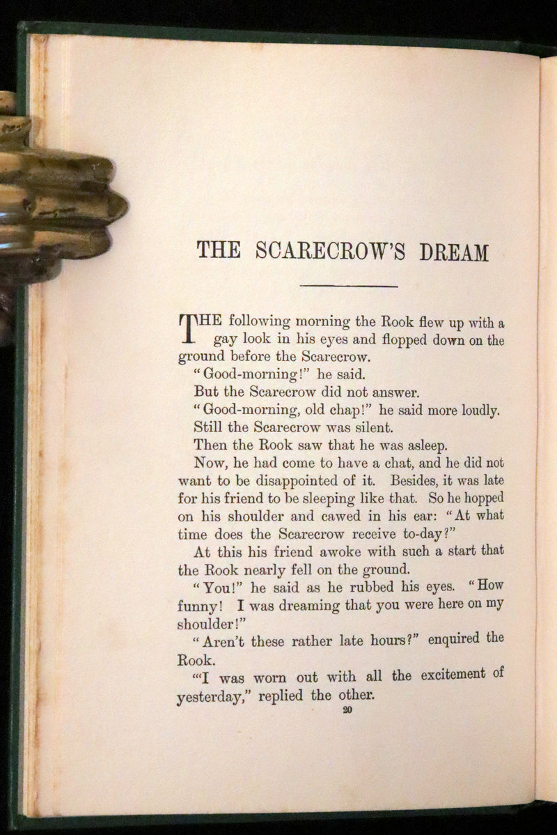 1906 Rare First Edition - The Story of a Scarecrow by Edith King Hall. Illustrated.