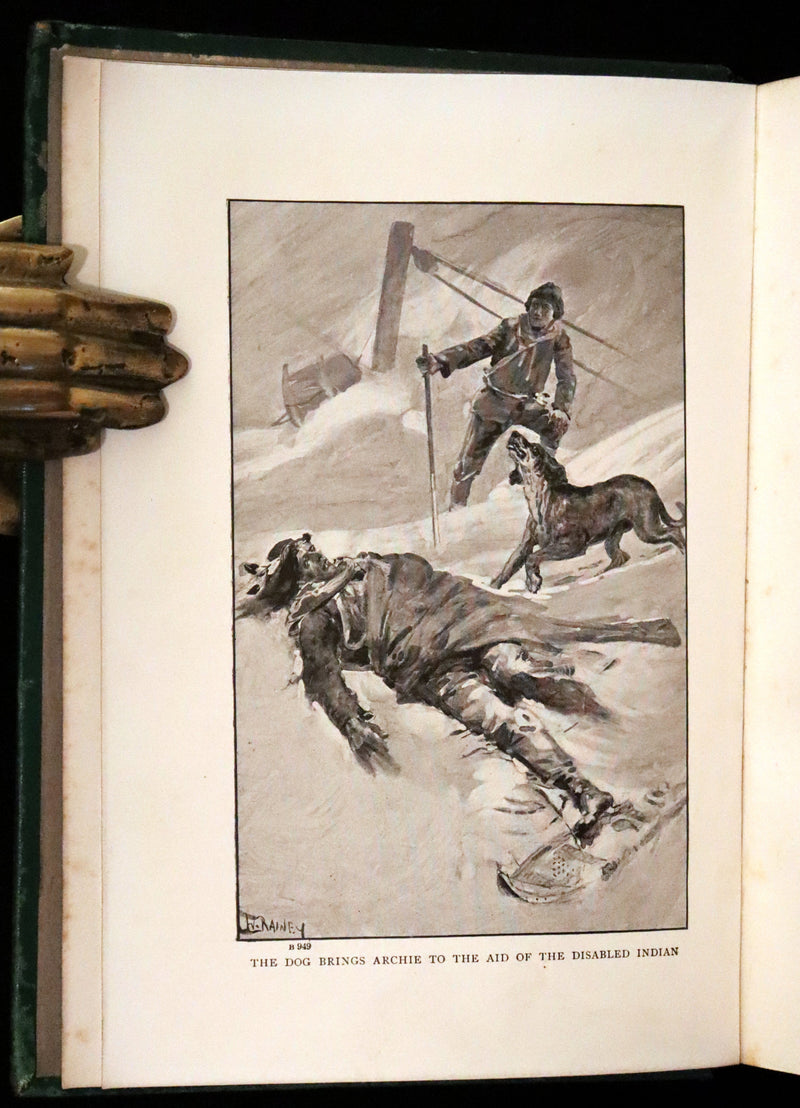 1909 Rare Book - The White Trail, Early Days of Klondike by Alexander MacDonald.