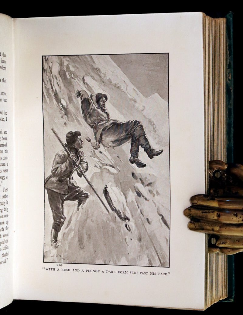 1909 Rare Book - The White Trail A Story of the Early Days of Klondike by Alexander MacDonald.