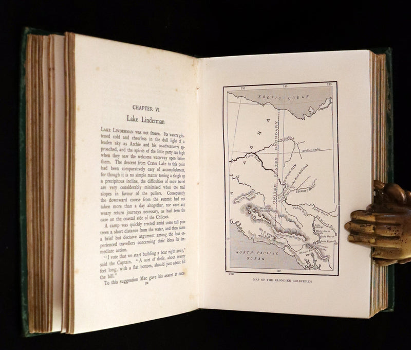 1909 Rare Book - The White Trail, Early Days of Klondike by Alexander MacDonald.