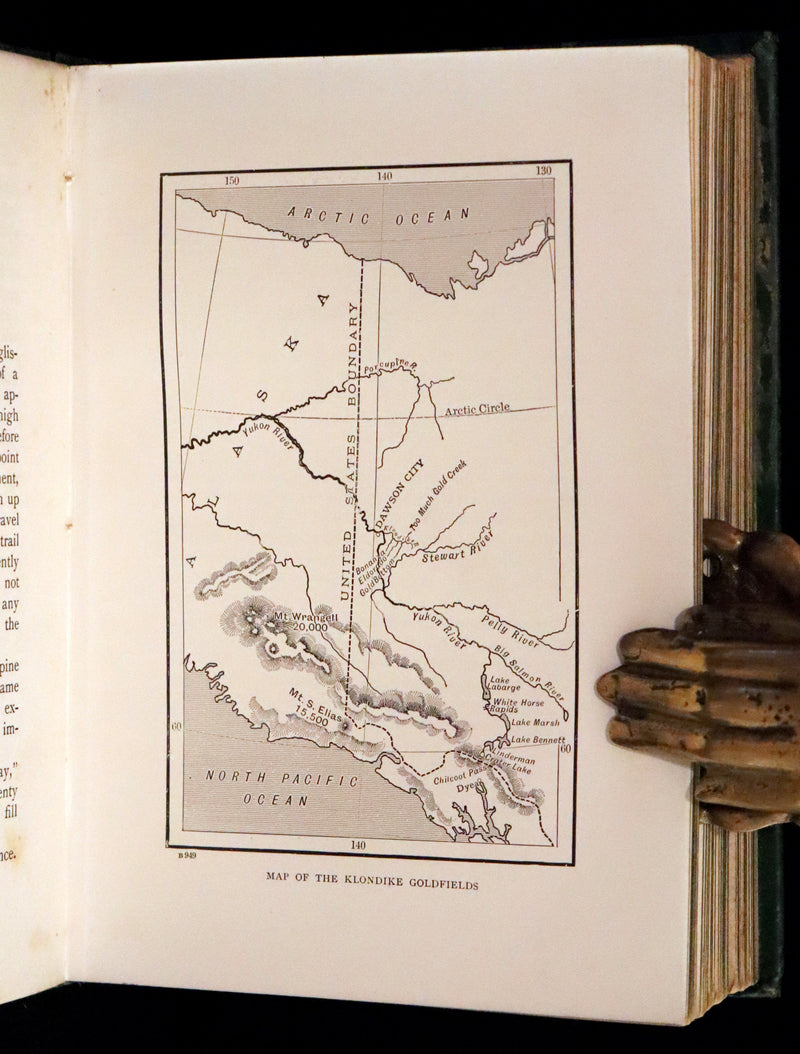 1909 Rare Book - The White Trail, Early Days of Klondike by Alexander MacDonald.