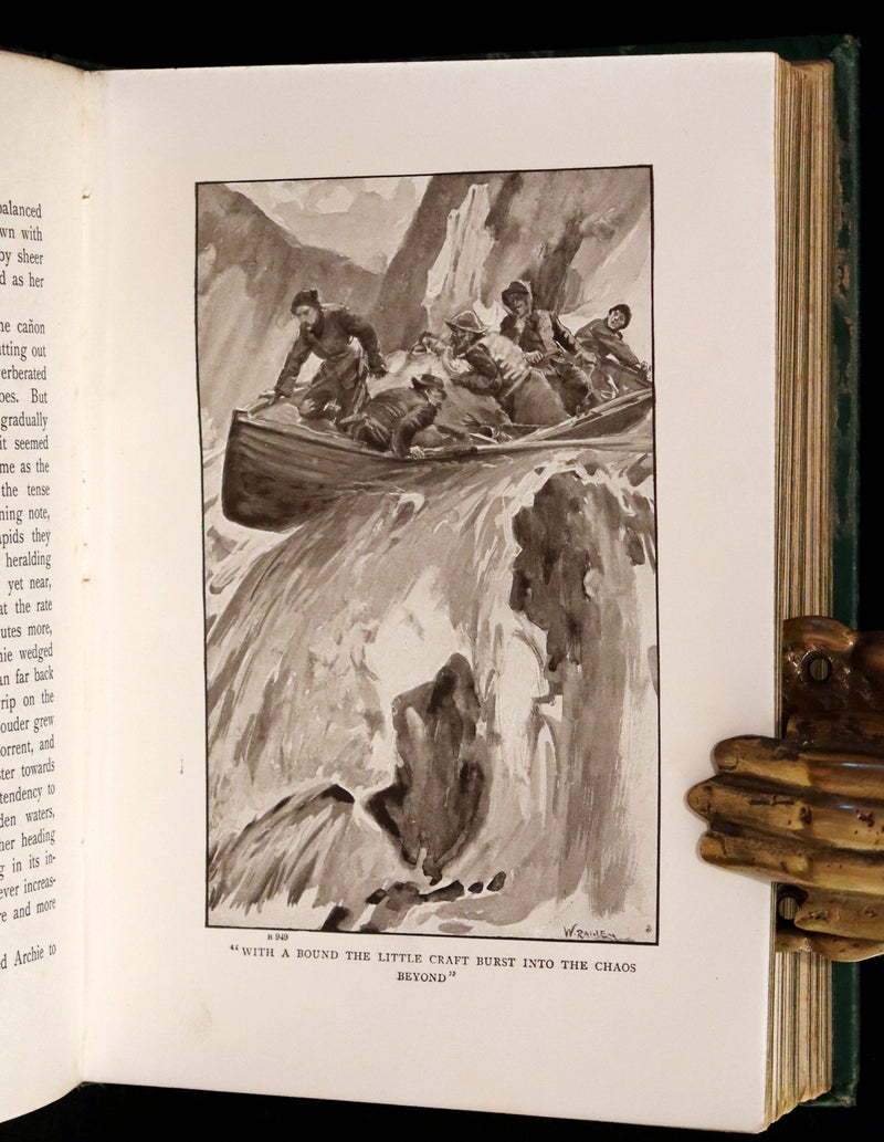 1909 Rare Book - The White Trail, Early Days of Klondike by Alexander MacDonald.