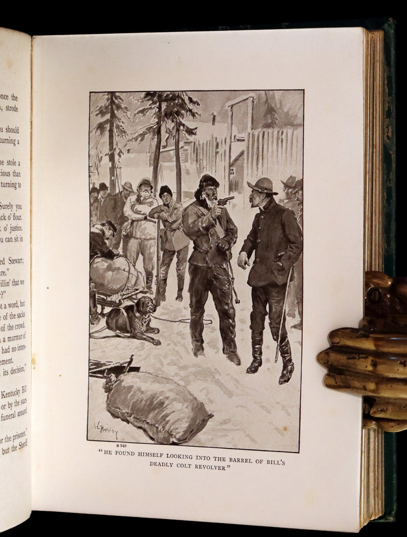 1909 Rare Book - The White Trail A Story of the Early Days of Klondike by Alexander MacDonald.